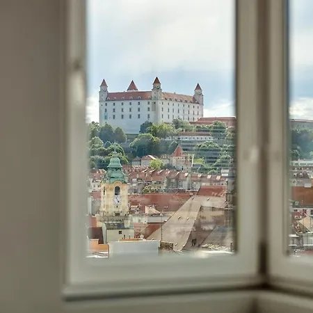 Falcon Apartment, Pano, View, Old Town, アパート ブラチスラヴァ